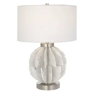 Product Image 6 for Repetition White Marble Table Lamp from Uttermost
