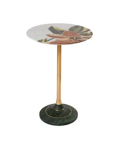 Product Image 1 for Roselle Stone Inlay Accent Table from Currey & Company
