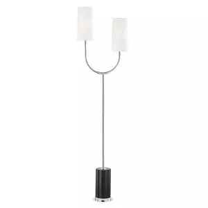 Product Image 1 for Vesper 2 Light Marble Floor Lamp from Hudson Valley