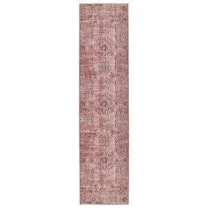 Product Image 8 for Berxley Medallion Rose/ Maroon Rug from Jaipur 
