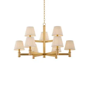 Product Image 1 for Woodland Park Aged Brass Chandelier from Hudson Valley