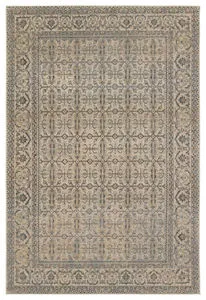 Product Image 1 for Olivine Indoor / Outdoor Trellis Gray / Brown Rug 18" x 18" from Jaipur
