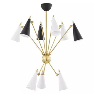 Product Image 1 for Moxie 9 Light Chandelier from Mitzi