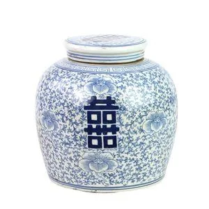 Product Image 1 for Blue & White Ming Jar Double Happiness from Legend of Asia