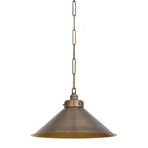 Product Image 1 for Euclid Vintage Brass Pendant from Hudson Valley