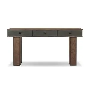 Product Image 1 for Soloman Stained Saddle Brown Console Table from Four Hands