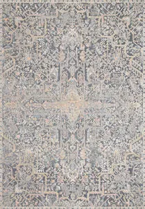 Product Image 7 for Lucia Charcoal / Multi Rug from Loloi