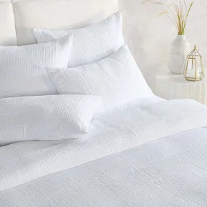 Product Image 4 for Camille White Linen Blend Fabric Duvet from Classic Home Furnishings