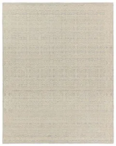 Product Image 1 for Ria Transitional Hand-Knotted Damask Cream/ Blue Rug - 18" Swatch from Jaipur 