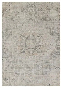 Product Image 1 for Lazuli Updated Traditional Medallion Gray/ Tan Rug - 18" Swatch from Jaipur 