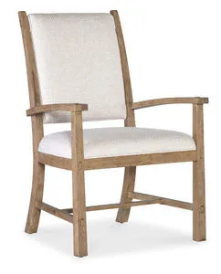 Product Image 1 for Vineyard Row Post Back Upholstered Arm Chair, Set of 2 from Hooker Furniture