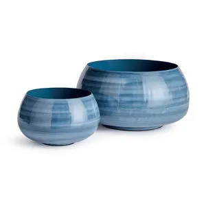 Product Image 1 for Andrey Low Bowls, Set Of 2 from Napa Home And Garden
