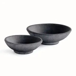 Product Image 1 for Cedric Black Terracotta Decorative Bowls from Napa Home And Garden