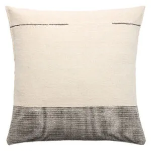 Product Image 1 for Neem X Naenia Handmade Geometric Natural / Gray Pillow from Jaipur 