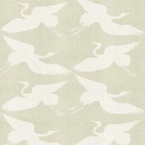 Product Image 1 for Paper Cranes Eucalyptus Removable Peel & Stick Wallpaper from Mitchell Black