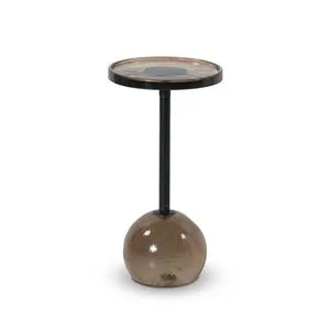 Product Image 1 for Viola Smoked Brown Cast Glass Accent Table from Four Hands