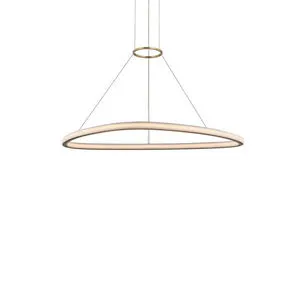 Product Image 1 for Celestia Modern Brass Chandelier from Sonneman