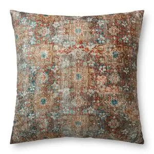Product Image 3 for Natasha Terracotta / Multi Floor Pillow from Loloi