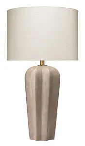 Product Image 2 for Regal Table Lamp Cement  Drum Shade from Jamie Young