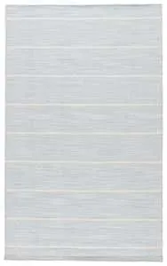 Product Image 4 for Cape Cod Handmade Stripe Blue/ White Area Rug from Jaipur 