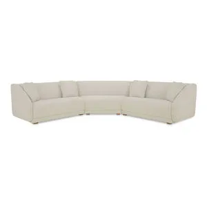 Product Image 1 for Fraser 3 Piece Modular Sectional with Wedge Slipper from Moe's