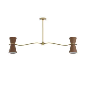 Product Image 1 for Gable Linear Chandelier with Shade from Regina Andrew Design