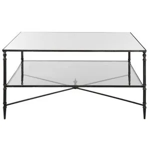 Product Image 1 for Henzler Mirrored Steel Coffee Table from Uttermost