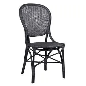 Product Image 2 for Rossini Rattan Dining Side Chair in Black from Sika Design