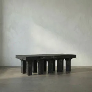 Product Image 1 for Santos Cinder Black Coffee Table from Noir