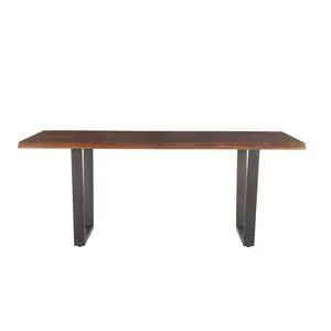 Product Image 4 for Belfrie 72 Inch Acacia Wood Dining Table In Dark Walnut Finish from World Interiors