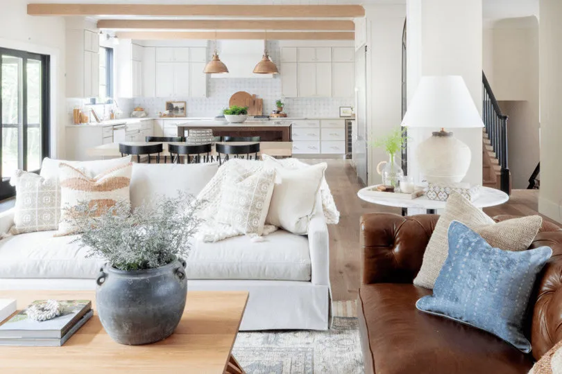 Shop our collection of mix and matching leather and fabric sofas | Scout & Nimble