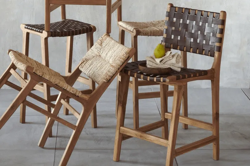 Shop our collection of stylish Leather Bar Stools | Scout & Nimble