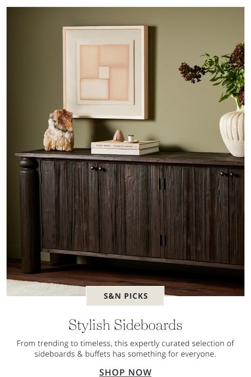 S&N Picks - Stylish Sideboards - From trending to timeless, this expertly curated selection of sideboards & buffets has something for everyone | Shop Now | Scout & Nimble