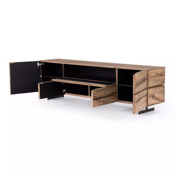 Product Image 1 for Este Media Console Rustic Oak from Four Hands
