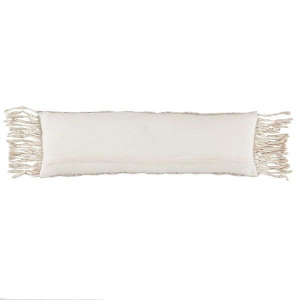 Product Image 1 for Artos Textured Gray/ Cream Lumbar Pillow from Jaipur 