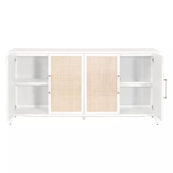 Product Image 1 for Holland White Rattan Media Sideboard from Essentials for Living