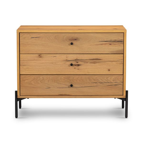 Product Image 3 for Eaton Large Light Oak Nightstand from Four Hands