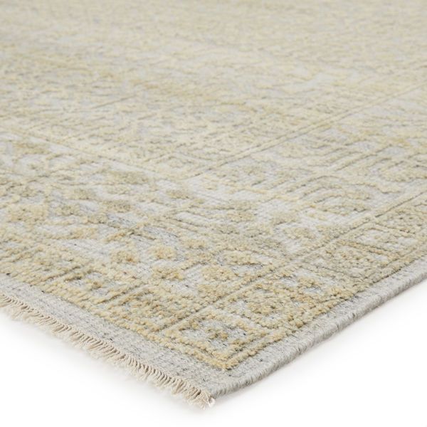 Arinna Hand-Knotted Tribal Beige/ Gray Rug image 2