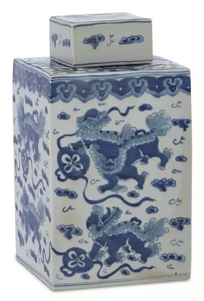 Product Image 1 for Ming Lidded Jar from Currey & Company