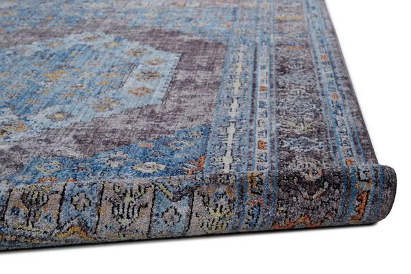 Product Image 1 for Armant Azure Blue / Light Gray Rug from Feizy Rugs