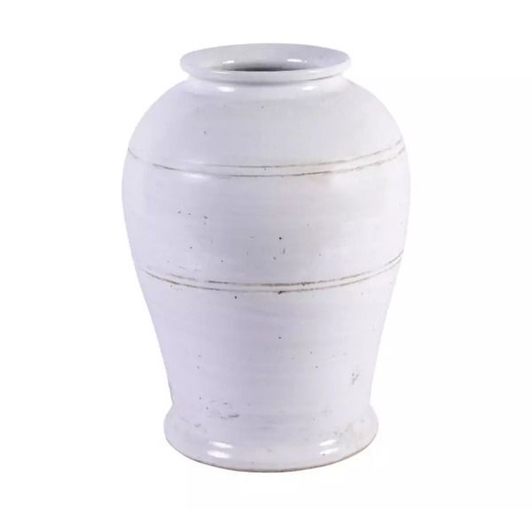 Product Image 1 for Busan White Open Mouth Kimchi Porcelain Jar from Legend of Asia