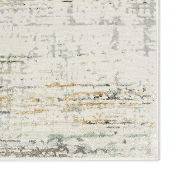 Mathis Abstract Ivory/ Gold Rug image 4
