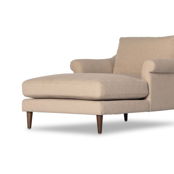 Product Image 10 for Mollie Tan Fabric Chaise Lounge from Four Hands