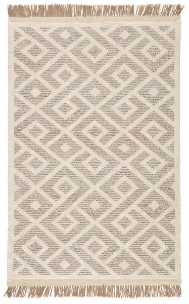 Product Image 3 for Rigel Natural Trellis Cream / Taupe Area Rug from Jaipur 