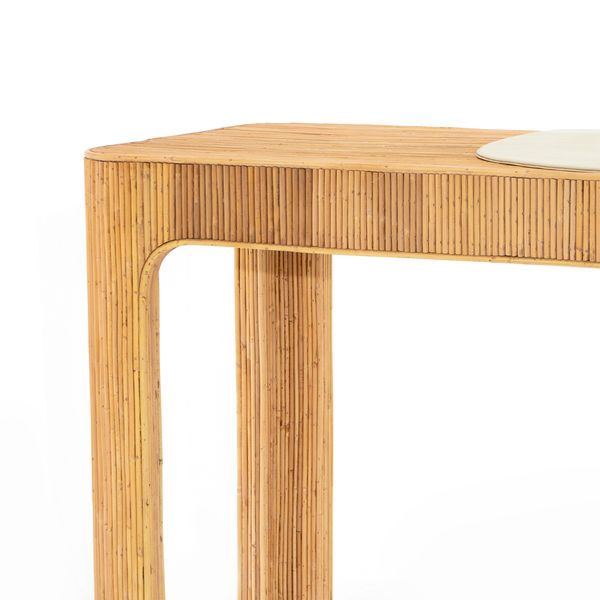 Product Image 1 for Claire Desk Honey Rattan from Four Hands