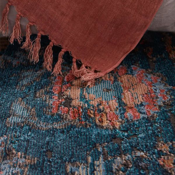 Product Image 4 for Milana Oriental Blue/ Blush Rug from Jaipur 