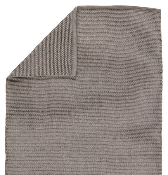 Kawela Indoor/ Outdoor Solid Gray Rug image 3
