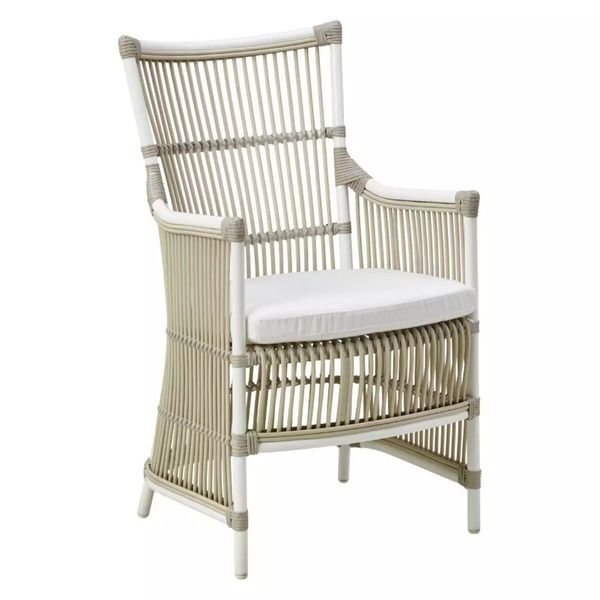 Davinci Exterior Chair in Dove White image 1
