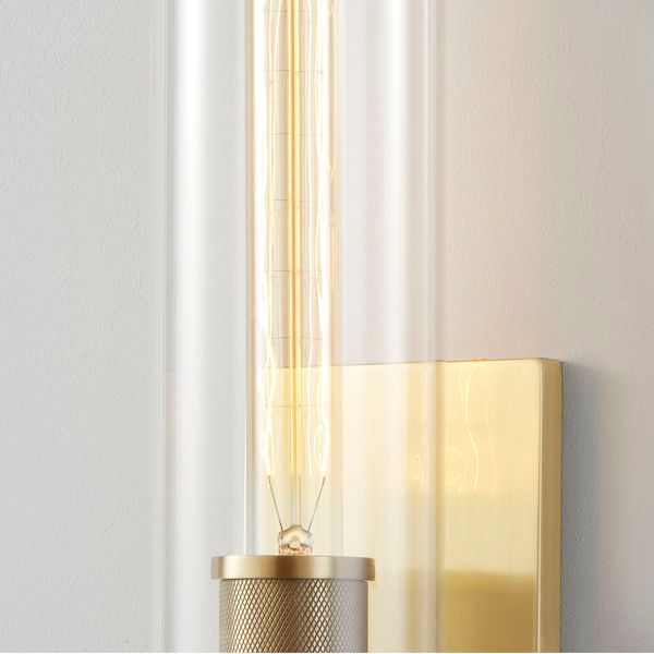 Product Image 2 for Porter 1-Light Wall Sconce - Aged Brass from Hudson Valley