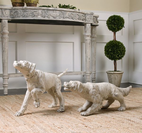Product Image 1 for Uttermost Hudson And Penny Dog Sculptures, S/2 from Uttermost